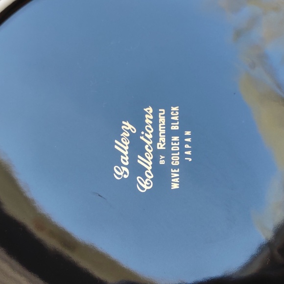 Wave Golden Black Salad Plates Gallery Collections by Ranmaru - Picture 10 of 10
